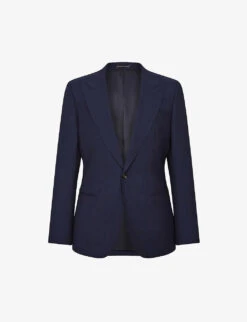 Reiss Bold Single-breasted Wool Blazer