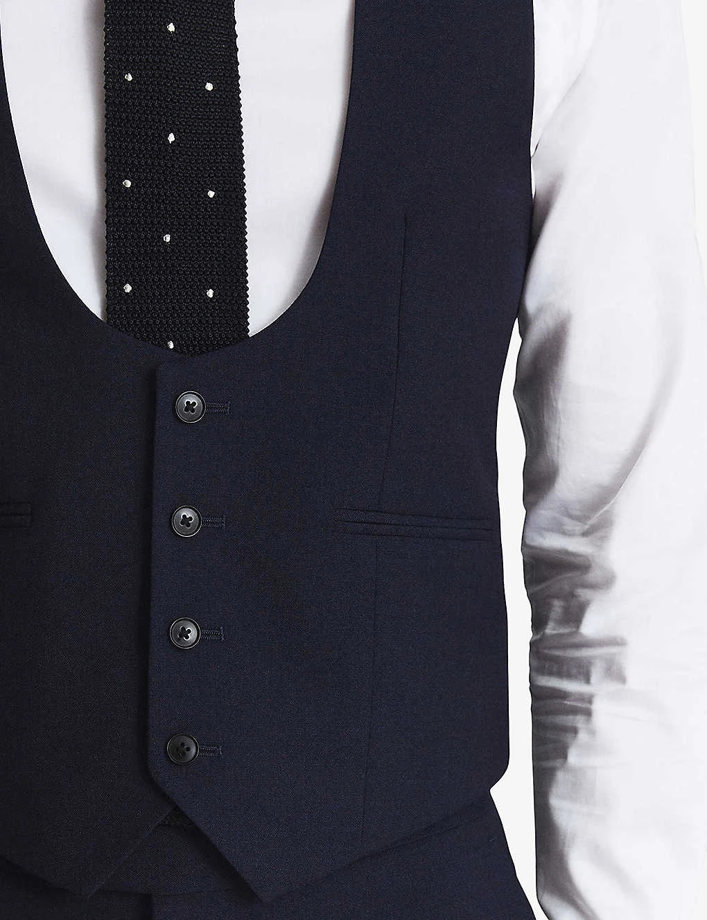 Reiss Bold Slim-fit Horseshoe Wool Waistcoat 5 Reiss Bold Slim-fit Horseshoe Wool Waistcoat - Image 5