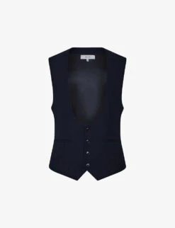 Reiss Bold Slim-fit Horseshoe Wool Waistcoat