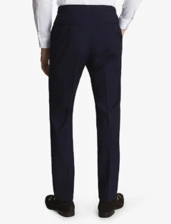 Reiss Bold Regular-fit Straight-leg Wool Suit Trousers -Selfridges Store R03924817 NAVY ALT03