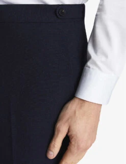 Reiss Bold Regular-fit Straight-leg Wool Suit Trousers -Selfridges Store R03924817 NAVY ALT04