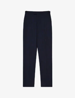 Reiss Bold Regular-fit Straight-leg Wool Suit Trousers