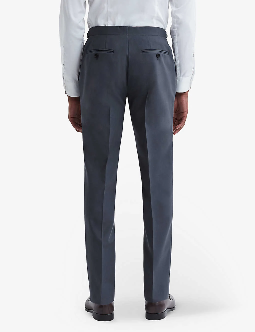 Reiss Fine Pressed-crease Wool Trousers 4 Reiss Fine Pressed-crease Wool Trousers - Image 4