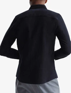 Reiss Twin-pocket Cotton Overshirt -Selfridges Store R03925887 NAVY ALT03