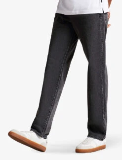 Ted Baker Faded Straight-leg Jeans -Selfridges Store R03927267 GREY ALT02