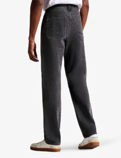 Ted Baker Faded Straight-leg Jeans -Selfridges Store R03927267 GREY ALT03
