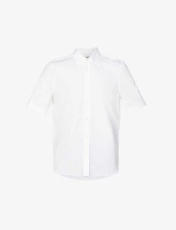 Alexander McQueen Brad Pitt Slim-fit Stretch-cotton Shirt