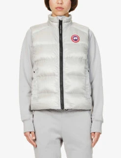 Canada Goose Cypress Padded Recycled-polyamide Down Gilet -Selfridges Store R03930639 SILVERBIRCH ALT02