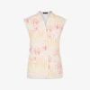 Whistles Hexagon-print Cotton Gilet