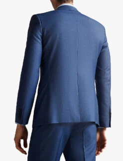 Ted Baker Camdejs Single-breasted Slim-fit Wool Suit Jacket -Selfridges Store R03939847 LTBLUE ALT03