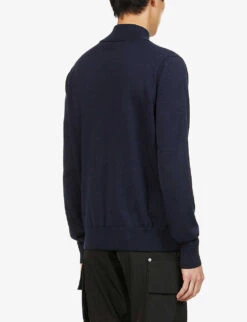 Canada Goose Hybridge Funnel-neck Regular-fit Wool-down Jacket -Selfridges Store R03940810 NAVY ALT03