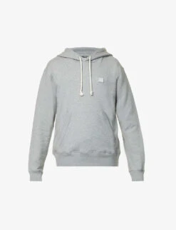 Acne Studios Fairah Face-appliqué Cotton-jersey Hoody