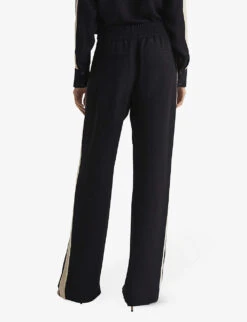 Reiss Aria Wide-leg High-rise Woven Trousers 8 Reiss Aria Wide-leg High-rise Woven Trousers -Selfridges Store R03942112 BLACK ALT03