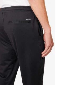 Vuori Sunday Brand-print Recycled-polyester Stretch Jogging Bottoms -Selfridges Store R03944719 BLACK ALT04