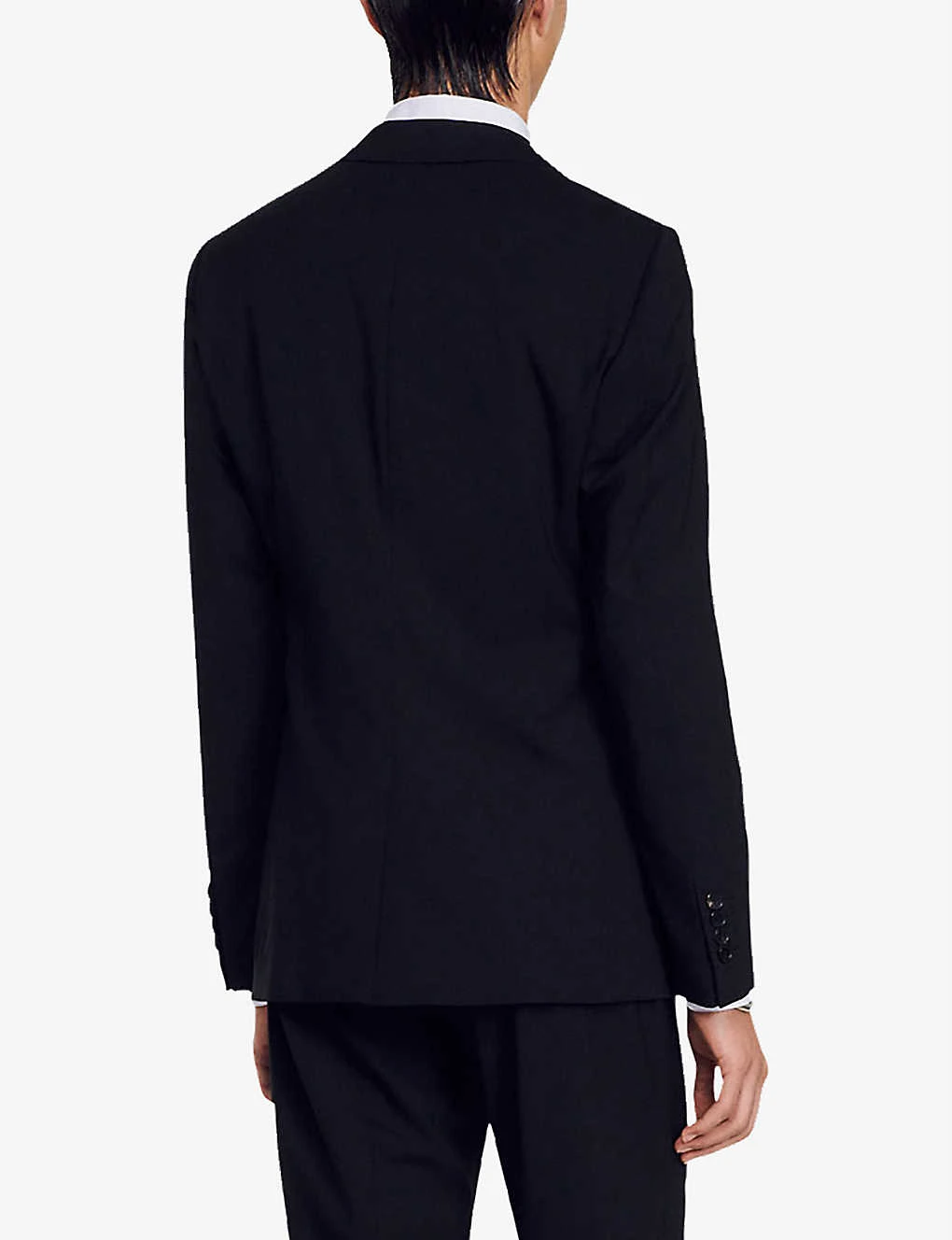 Sandro Single-breasted Virgin-wool Jacket 4 Sandro Single-breasted Virgin-wool Jacket - Image 4