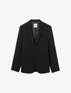 Sandro Single-breasted Virgin-wool Jacket