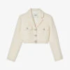 Sandro Cropped Tweed Jacket