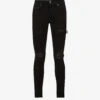 Amiri Mx1 Core Distressed Regular-fit Stretch-denim Jeans