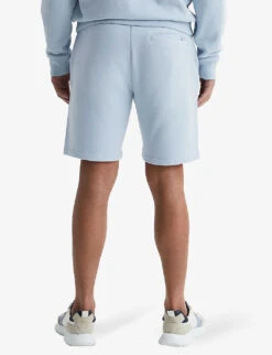 Reiss Henry Oversized Cotton-jersey Shorts -Selfridges Store R03951642 ICEBLUE ALT03