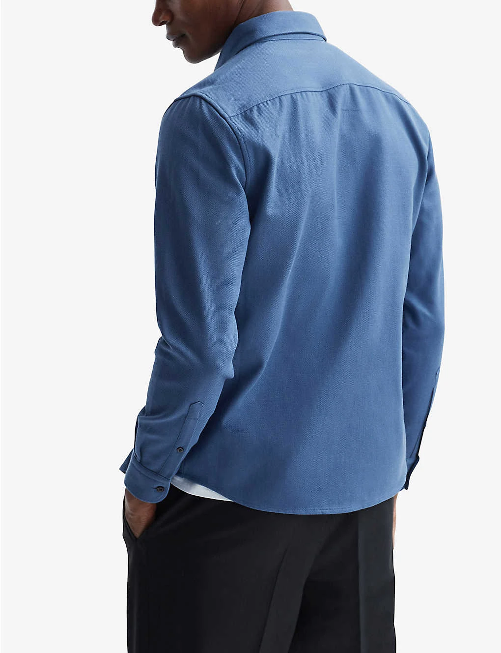 Reiss Arlo Patch-pocket Cotton Overshirt 4 Reiss Arlo Patch-pocket Cotton Overshirt - Image 4