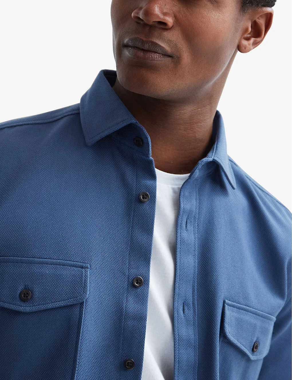 Reiss Arlo Patch-pocket Cotton Overshirt 5 Reiss Arlo Patch-pocket Cotton Overshirt - Image 5