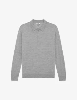 Reiss Robertson Merino-wool Polo Shirt