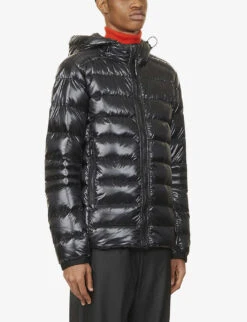 Canada Goose Crofton Quilted Shell-down Hooded Jacket -Selfridges Store R03965332 CARBON ALT02