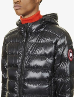 Canada Goose Crofton Quilted Shell-down Hooded Jacket -Selfridges Store R03965332 CARBON ALT04