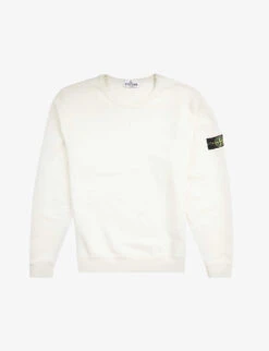 Stone Island Brand-patch Cotton Sweatshirt 6-14 Years