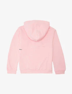 365 Text-print Organic Cotton Hoody 3-12 Years -Selfridges Store R03967782 SAKURAPINK ALT02