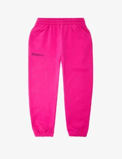 365 Text-print Organic Cotton-jersey Jogging Bottoms 3-12 Years