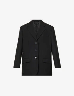 Acne Studios Juylie Single-breasted Woven Blazer