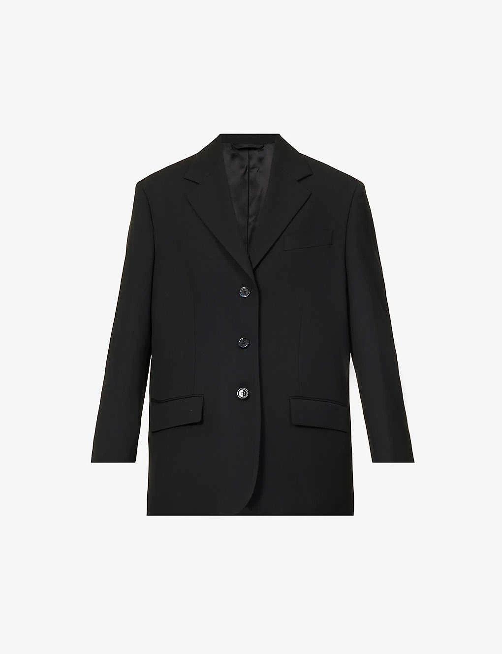 Acne Studios Juylie Single-breasted Woven Blazer 1 Acne Studios Juylie Single-breasted Woven Blazer
