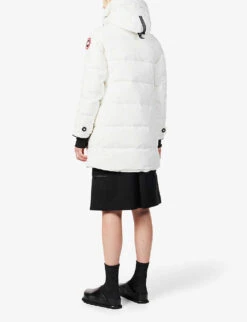 Canada Goose Merritt Hooded Woven-down Jacket -Selfridges Store R03979031 NSTARWHITE ALT03
