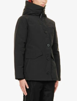 Canada Goose Lynnwood High-neck Padded Shell-down Coat -Selfridges Store R03979033 BLACKNOIR ALT02