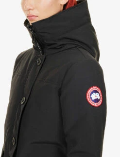 Canada Goose Lynnwood High-neck Padded Shell-down Coat -Selfridges Store R03979033 BLACKNOIR ALT04