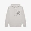 Reiss Fabien R Logo-embroidered Stretch-woven Hoody