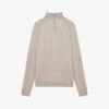 Reiss Sierra Funnel-neck Wool And Silk-blend Jumper