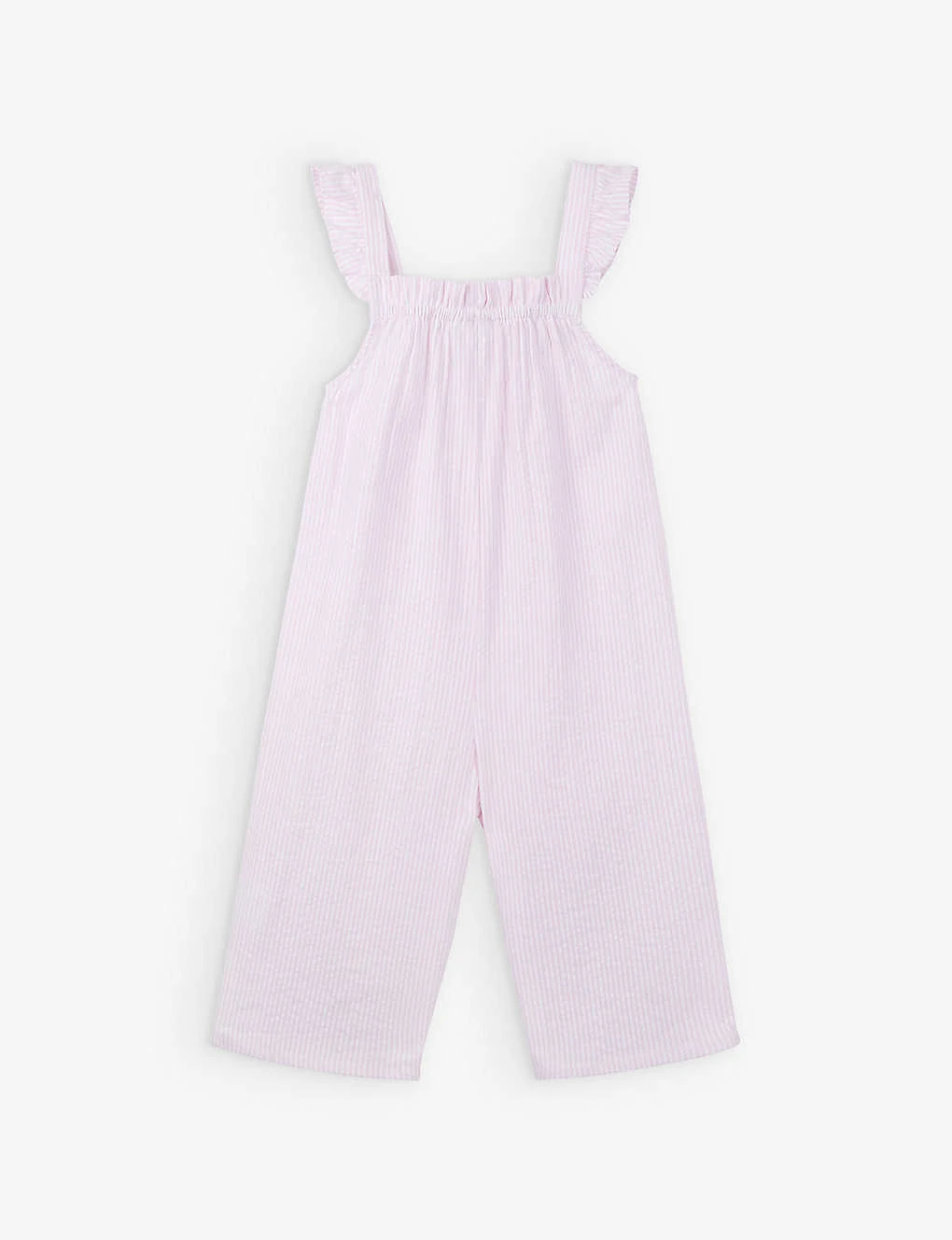 Striped Cotton Jumpsuit 18 Months - 6 Years 2 Striped Cotton Jumpsuit 18 Months - 6 Years - Image 2