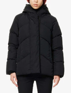 Canada Goose Marlow Padded Quilted Shell-down Coat -Selfridges Store R03993349 BLACKNOIR ALT02