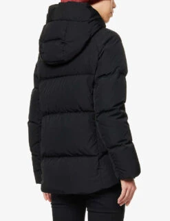 Canada Goose Marlow Padded Quilted Shell-down Coat -Selfridges Store R03993349 BLACKNOIR ALT03