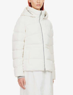 Canada Goose Aurora Hooded Shell-down Jacket 8 Canada Goose Aurora Hooded Shell-down Jacket -Selfridges Store R03993351 NSTARWH ALT02