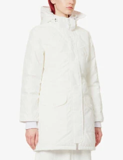 Canada Goose Trillium Woven Shell-down Parka Jacket -Selfridges Store R03997823 GREIGEGREGE ALT02