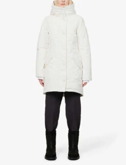Canada Goose Rossclair Hooded Shell-down Coat -Selfridges Store R03997824 GREIGEGREGE ALT02