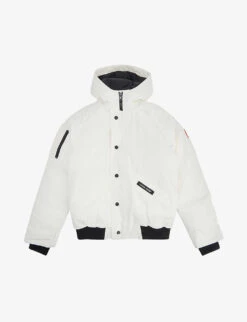 Canada Goose Rundle Hooded Shell-down Bomber Jacket 7-16 Years