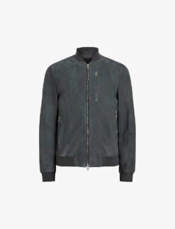 AllSaints Kemble Regular-fit Suede Bomber Jacket