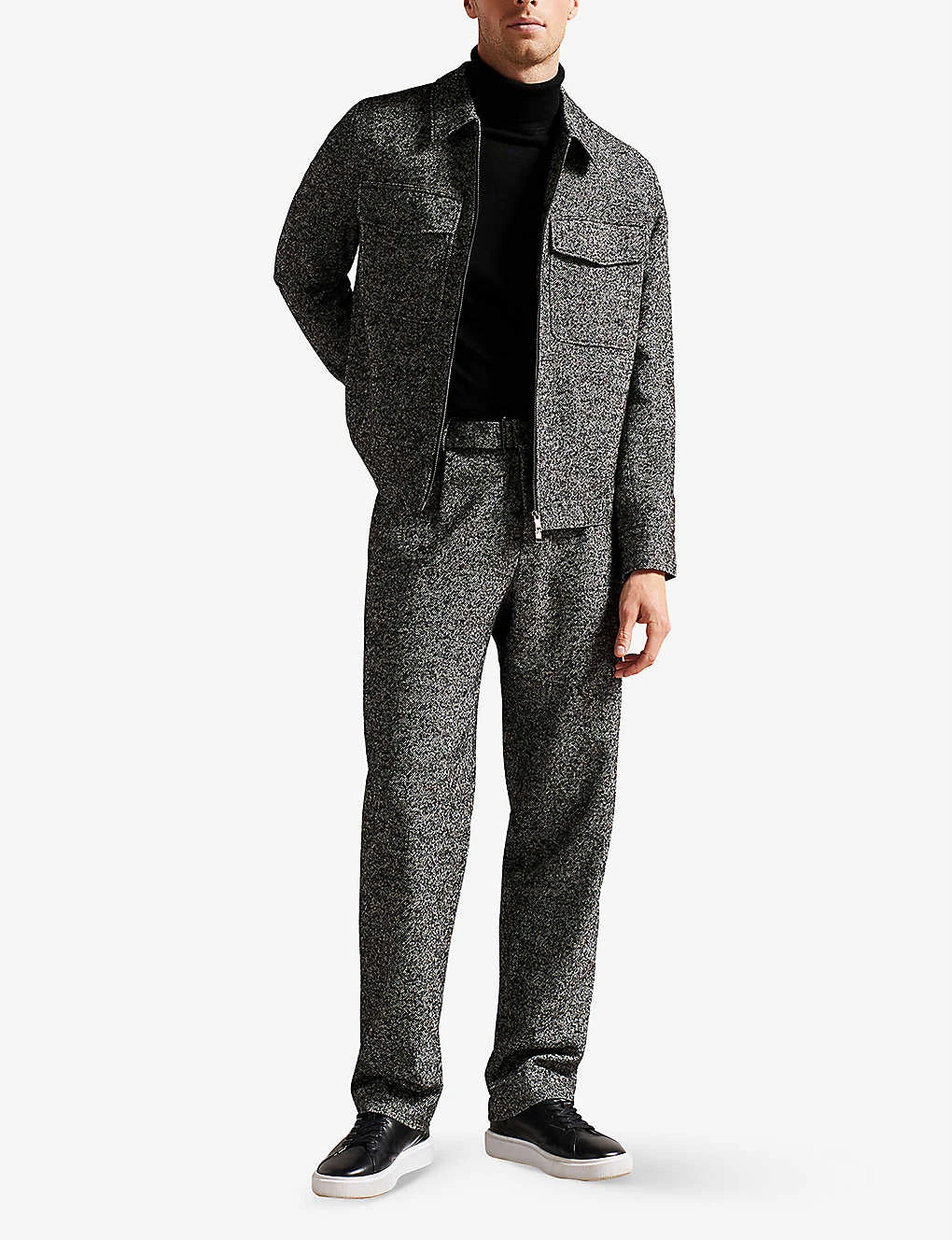 Ted Baker Pabay Wool-blend Overshirt 2 Ted Baker Pabay Wool-blend Overshirt - Image 2