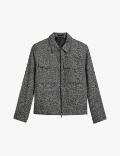 Ted Baker Pabay Wool-blend Overshirt