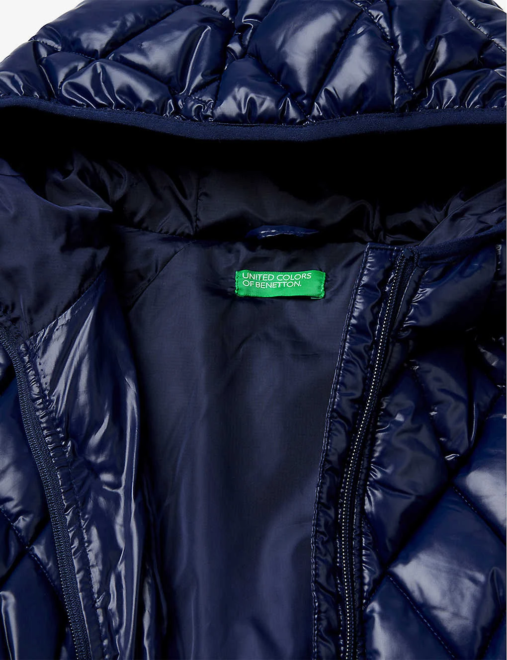Benetton Quilted Rain-proof Shell Jacket 6-14 Years 2 Benetton Quilted Rain-proof Shell Jacket 6-14 Years - Image 2
