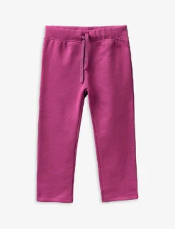 Benetton Logo-embroidered Organic-cotton Jogging Bottoms 1-6 Years